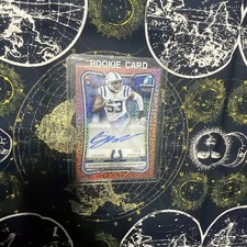 Marketplace image: 2026 Bowman Football CJ Allen Chrome Rookie Auto #BCRA-CA 1/1 Colts GO DAWGS 🔥