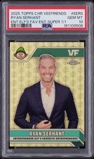 Marketplace image: 2025 SUPERFRACTOR 1/1 #EERS RYAN SERHANT 1/1 PSA 10