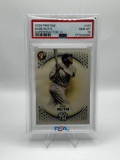 Marketplace image: Topps 2026 Pristine Baseball Babe Ruth Yankees- Superfractor 1/1 PSA GEM MT 10