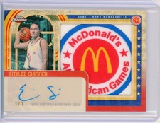 Marketplace image: 2025 Topps Chrome McDonald's EMILEE SKINNER RC Superfractor LOGO Patch AUTO 1/1