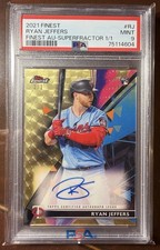 Marketplace image: 2021 Topps Finest Ryan Jeffers RC Auto Superfractor 1/1 PSA 9 FA-RJ