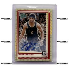 Marketplace image: 2025-26 Panini Donruss Optic - #67 Jerry Easter II Rookie Auto 1/1 SUPERFRACTOR