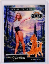 Marketplace image: 2026 Leaf Metal Women of Sport SOPHIA ESPOSITO Greek Goddess Superfractor 1/1