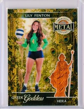 Marketplace image: 2026 Leaf Metal Women of Sport LILY FENTON RC Greek Goddess Superfractor 1/1