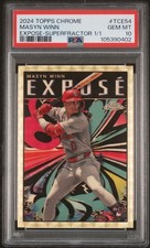 Marketplace image: 2024 Topps Chrome Expose Superfractor 1/1 Rookie RC MASYN WINN PSA 10 Gem Mint