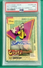 Marketplace image: 2026 Topps Disney Neon Goofy Bill Farmer Auto Superfractor 1/1 PSA 9 #AGMA-BF
