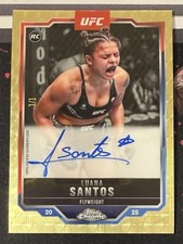 Marketplace image: 2025 Topps Chrome UFC Luana Santos 1/1 Rookie Auto Superfractor RC One Of One *