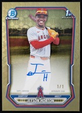 Marketplace image: 2026 Bowman Chrome JEYSON HORTON 1/1 Superfractor Bowman 1st On Card Auto