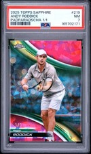 Current marketplace image for 2025 Topps Chrome #219 ANDY RODDICK Superfractor 1/1