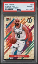 Marketplace image: 2025 TOPPS FINEST SUPERFRACTOR 1/1 #223 DERRICK WHITE 1/1 PSA 10