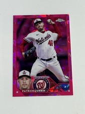 Marketplace image: 2023 Topps Chrome Sapphire Padparadscha 1/1 Patrick Corbin Superfractor