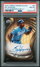 Current marketplace image for 2022 Topps Chrome #BJ BO JACKSON Superfractor 1/1