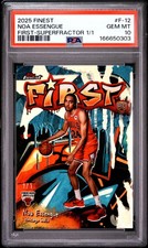 Current marketplace image for 2025 Topps Finest #F-12 NOA ESSENGUE Superfractor 1/1