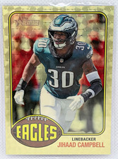 Current marketplace image for 2025 Topps Heritage #357 Jihaad Campbell Philadelphia Eagles Superfractor 1/1
