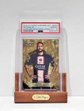 Marketplace image: 2022-23 Topps Chrome Neymar Jr Sapphire Selections Superfractor 1/1 SS-10 PSA 10