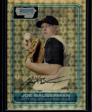Marketplace image: 2006 Bowman Chrome Prospect #BC17 Joe Bauserman Superfractor 1/1 Ohio State QB