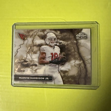 Marketplace image: Topps Chrome Black 2025 Marvin Harrison Jr. Black Lightning 1/1 Superfractor