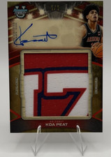 Marketplace image: 2025-26 Bowman University Best Koa Peat PJR-KP SuperFractor 1/1 Jumbo Relic Auto