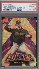 Marketplace image: 2026 Topps Finest Finest Forces Paul Skenes SuperFractor 1/1 PSA 10