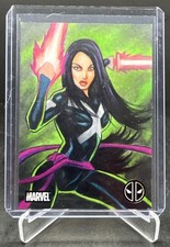 Marketplace image: 2025 Topps Chrome Deadpool Psylocke Artist Sketch Card Frank A Kadar 1/1