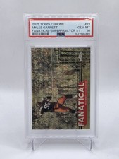 Marketplace image: 2025 Topps Chrome Football Myles Garrett Fanatical SSP Superfractor 1/1 PSA 10