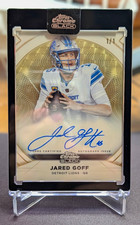 Marketplace image: 2025 Topps Chrome Black Jared Goff TRUE 1/1 Superfractor On-Card Autograph 🤯🦁