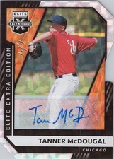 Marketplace image: 2021 Panini Elite #155 Tanner McDougal Superfractor Auto 1/1 White Sox Rookie RC