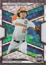 Marketplace image: 2023 Panini Elite Extra Edition #41 Chase Dollander Superfractor 1/1 Rockies RC