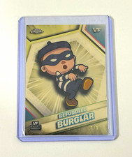 Current marketplace image for 2026 Topps Chrome VeeFriends #32 Befuddled Burglar Superfractor 1/1