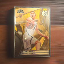 Marketplace image: Topps Chrome Black Danny Wolf Brooklyn Nets Rookie 1/1 Superfractor