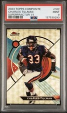 Marketplace image: 2023 Topps Composite Finest Charles Tillman Superfractor #1/1 Bears PSA 9