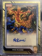 Marketplace image: Topps 2026 Finest Fantastic Four 65th Anniv Superfractor 1/1 McKone Auto