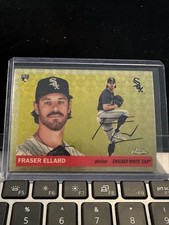 Marketplace image: Topps  Chrome platinum 2025  Fraser Ellard RC Gold Superfractor 1/1 White Sox