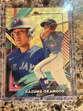 Marketplace image: 2026 Topps Finest Kazuma Okamoto Super Rare SuperFractor Rookie 1/1