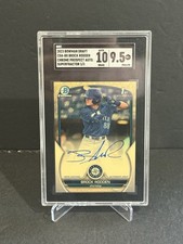 Marketplace image: 2023 Bowman Draft Brock Rodden 1st Superfractor Auto 1/1 SGC 9.5/10 Mariners
