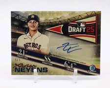 Current marketplace image for 2025 Bowman Chrome #1 Xavier Neyens Superfractor 1/1
