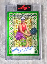 Marketplace image: 2026 Anna Leigh Waters Leaf Metal St Patrick's Day Superfractor Gold Auto 1/1