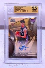 Marketplace image: 2025-26 Topps Chrome Black #RA-MR Maxime Raynaud RC Auto Superfractor BGS 9.5