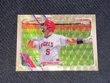 Current marketplace image for 2021 Topps Chrome Baseball #102 Albert Pujols Superfractor 1/1