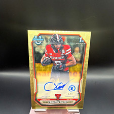 Marketplace image: Topps 2026 Bowman Football Cameron Dickey BCPA-CDI 1st Superfractor Auto 1/1