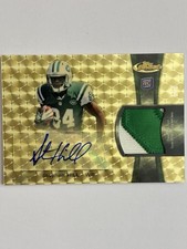 Marketplace image: 2012 Topps Finest Stephen Hill 1/1 Superfractor RPA Player Worn Jets RC