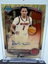Marketplace image: 2025 Topps Bowman Chrome Darrion Williams Superfractor Auto Autograph 1/1