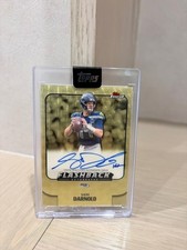 Marketplace image: 2025 Topps Finest 1/1 Sam Darnold Superfractor Flashback Auto