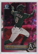 Marketplace image: 2022 Bowman Chrome Sapphire Prospects Padparadscha 1/1 Pedro Pineda #BCP-241 0c3