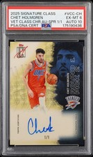 Marketplace image: 2025 Topps Signature Class CHET HOLMGREN Superfractor 1/1 Auto  PSA 10 AUTO