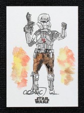 Marketplace image: 2024 Topps Chrome Star Wars 1/1 Sean Mathews Auto Sketch 6g2