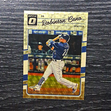 Marketplace image: Panini 2017 Donruss Optic Robinson Cano SuperFractor 1/1 Seattle Mariners #137