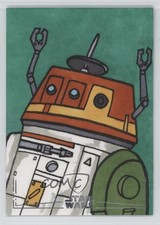Marketplace image: 2025 Topps Chrome Star Wars 1/1 John Still Auto Sketch 19lz