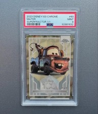 Marketplace image: Mater 2023 Topps Chrome Disney 100 #60 SuperFractor /1
