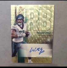 Marketplace image: Will Shipley RC 2024 Topps Rookie Class Chrome Variation Superfractor Auto 1/1